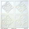 White Pearl Ceiling Tile Design 129