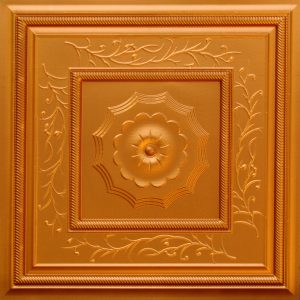 Gold PVC Ceiling Tile Design 219