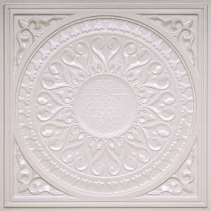 White Pearl Drop In Grid Ceiling Tile 226