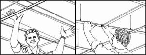Melt-Away Foam Ceiling Tiles