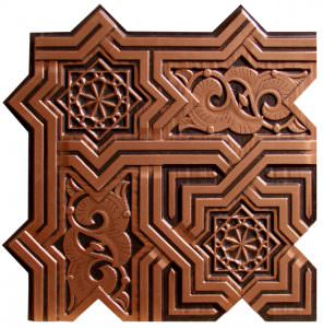 Faux Antique Copper Ceiling Tile Design VC 03
