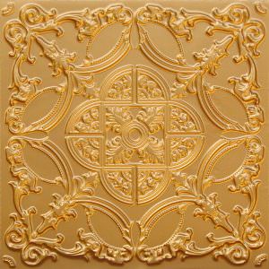 Faux Gold Ceiling Tile Design 218