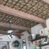 Faux Antique Gold Ceiling Tile Design 148