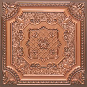 Faux Antique Copper Ceiling Tile Design 258