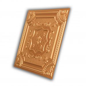 Faux Gold Ceiling Tile Side View Design 258