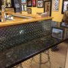 Decorate Bar PVC Backsplash Faux Tin Silver WC-55
