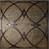 Faux Antique Gold Plastic Ceiling Tile Design 147