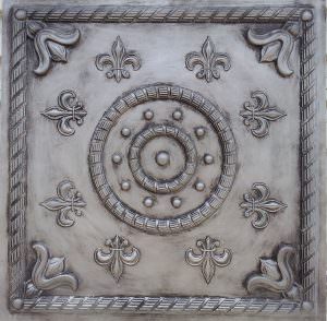 Faux Brushed Nickel Ceiling Tile Design 27