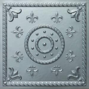 Faux Silver Ceiling tile Design 27