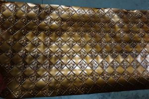 Fleur de Lis Faux Antique Copper Backsplash Imperfection 80