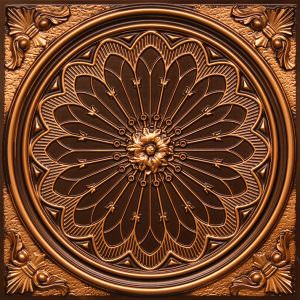 Faux Antique Gold PVC Ceiling Tile Design 238
