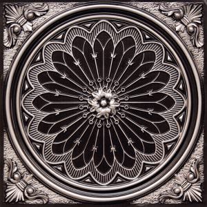 Faux Antique Silver Ceiling Tile Design 238
