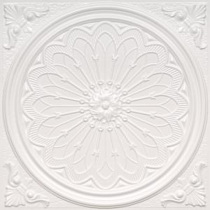 White Pearl PVC Ceiling Tile Design 238