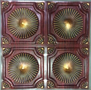 Rosewood Antique Copper Ceiling Tile Design 106