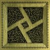 Antique Brass PVC Ceiling Tile Design 255