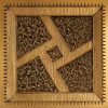 Antique Gold PVC Ceiling Tile Design 255