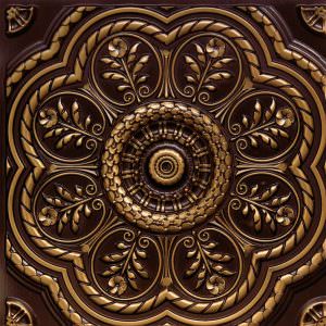 Antique Brass PVC Ceiling Tile Design 240