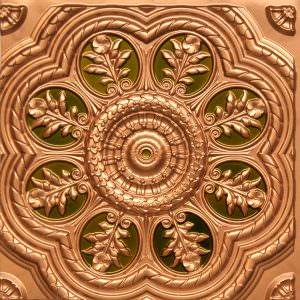 Gold Green PVC Ceiling Tile Design 240