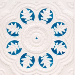 White Pearl Blue Ceiling Tile Design 240