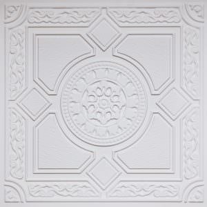 White Matt Plastic Ceiling Tile Sesign 303