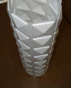 White Pearl Design 105 Plastic Ceiling Tile