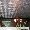 Faux Silver Ceiling Tile Design 112