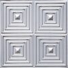 Faux Silver Ceiling Tile Design 125