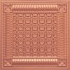 Copper PVC Decorative Ceiling Tile Design 256