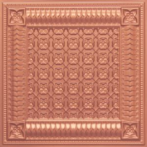 Copper PVC Decorative Ceiling Tile Design 256