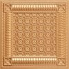 Gold Olastic Ceiling Tile Fire Rared Design 256
