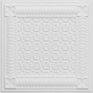 White Matt Decoratice Ceiling Tile Design 256