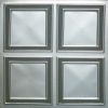 Faux Silver Black Ceiling tile Design 145