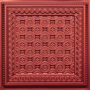 Faux Copper Drop In ceiling Tile Design 243
