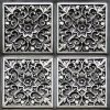 Faux Antique Silver Design 109 Ceiling Tile