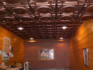 Faux Antique Copper Ceiling Tile Design 235