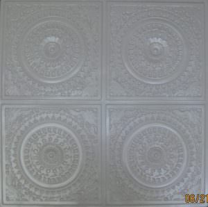 White Pearl Design 117 Plastic Ceiling Tile