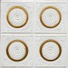 White Pearl Design 117 Plastic Ceiling Tile