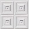 White Matt Glue Up Ceiling Tile Design 112
