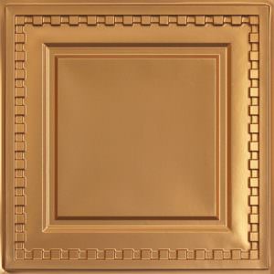 Faux Gold Drop In Grid Ceiling Tile Desin 234