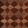Faux Antique Copper Ceiling Tile Design 115