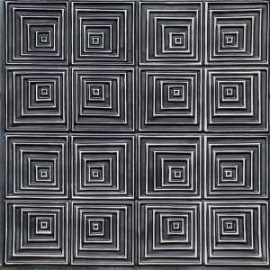 Faux Antique Silver Ceiling Tile Design 115