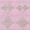 Faux Pink Pearl Ceiling Tile Design 115
