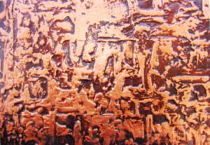 Antique Copper WC 40 PVC Back Splash