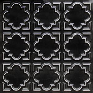 Faux Antique Silver Ceiling Tile Design 142