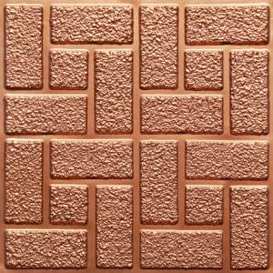 Faux Copper Glue Up Ceiling Tile Design 134