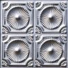Faux Silver Glue Up Ceiling Tile Design 106