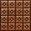Faux Antique Copper Glue Up Ceiling Tile Design 103