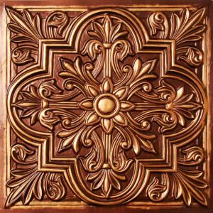 Faux Antique Copper Ceiling Tile Design 302