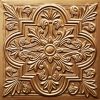 Faux Gold PVC Grid Ceiling Tile Design 302