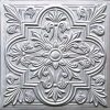 Faux Silver Plastic Ceiling Tile Design 302